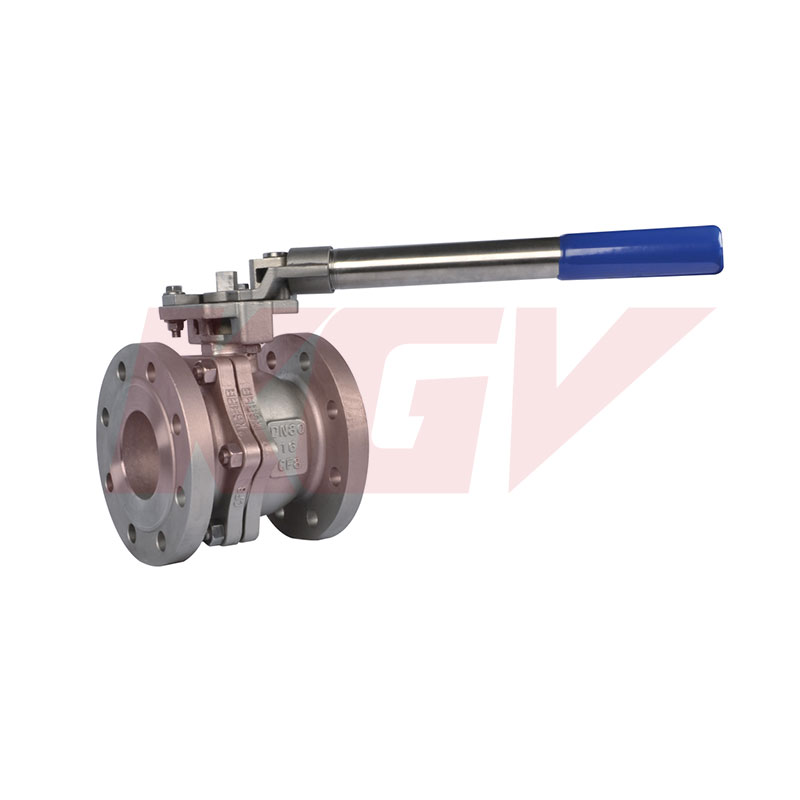 German standard spring return ball valve